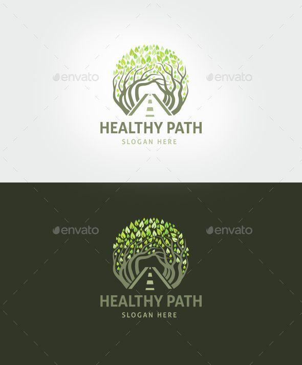 Path Logo - Healthy Path Logo Template - Nature Logo Templates | adil | Path ...