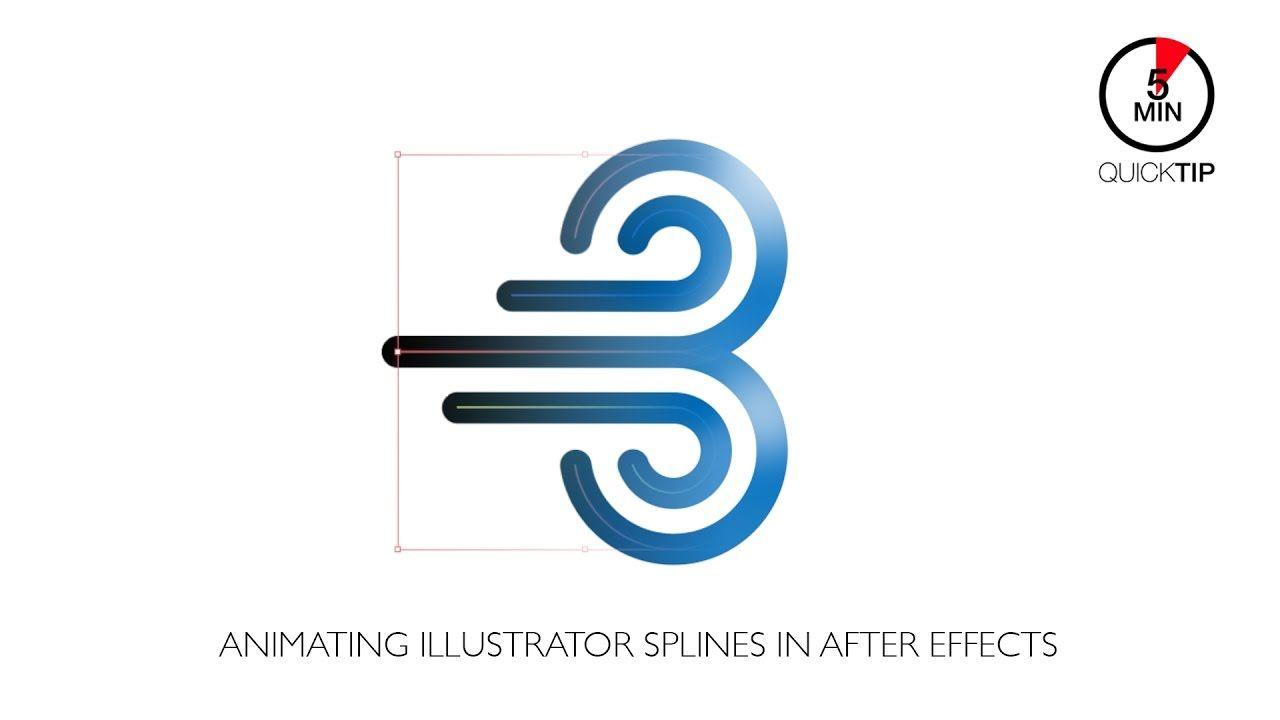 Path Logo - Trim Path Illustrator Splines in After Effects