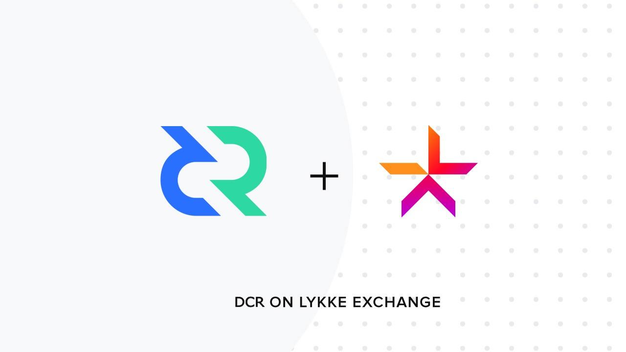 Decred Logo - Lykke Exchange lists Decred cryptocurrency. - Lykke - Medium