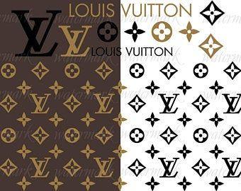 LOUIS&V Logo - Lv pattern | Etsy