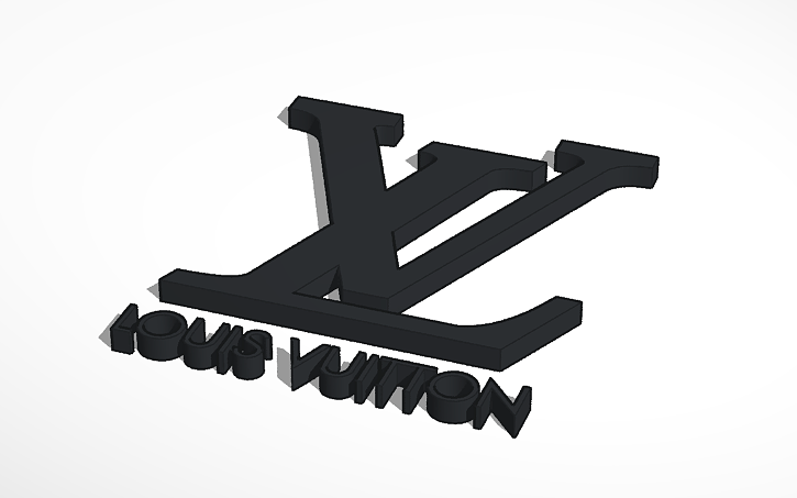 LOUIS&V Logo - 3D design LOUIS VUITTON | Tinkercad