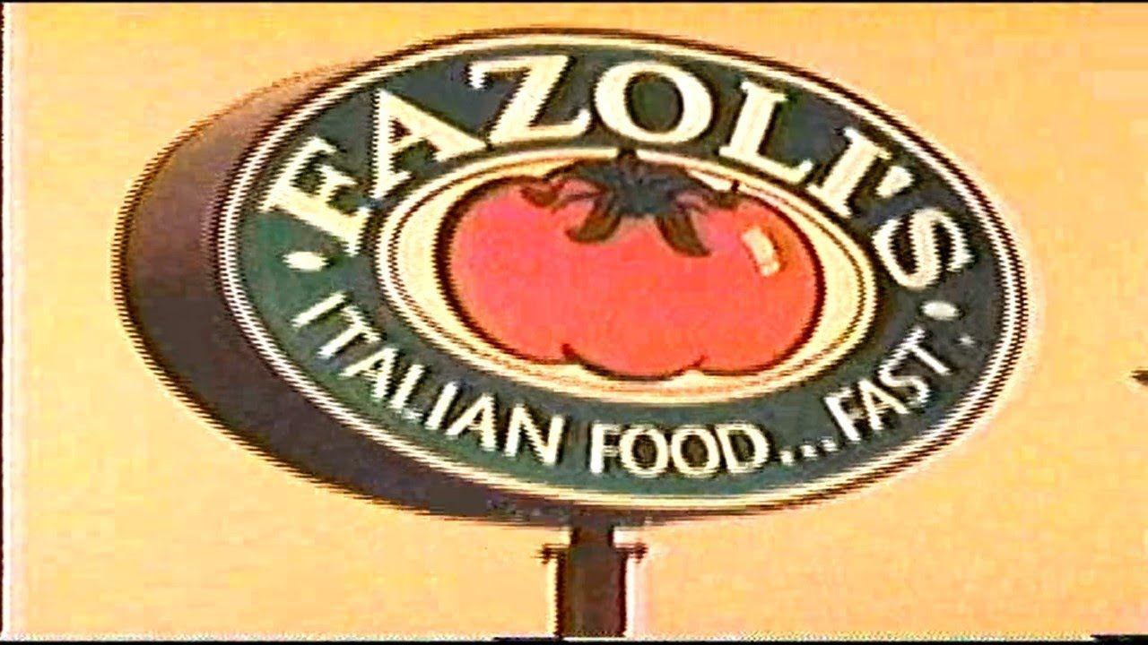 Fazoli's Logo - Fazoli's Italian Restaurant 90s Era Commercial