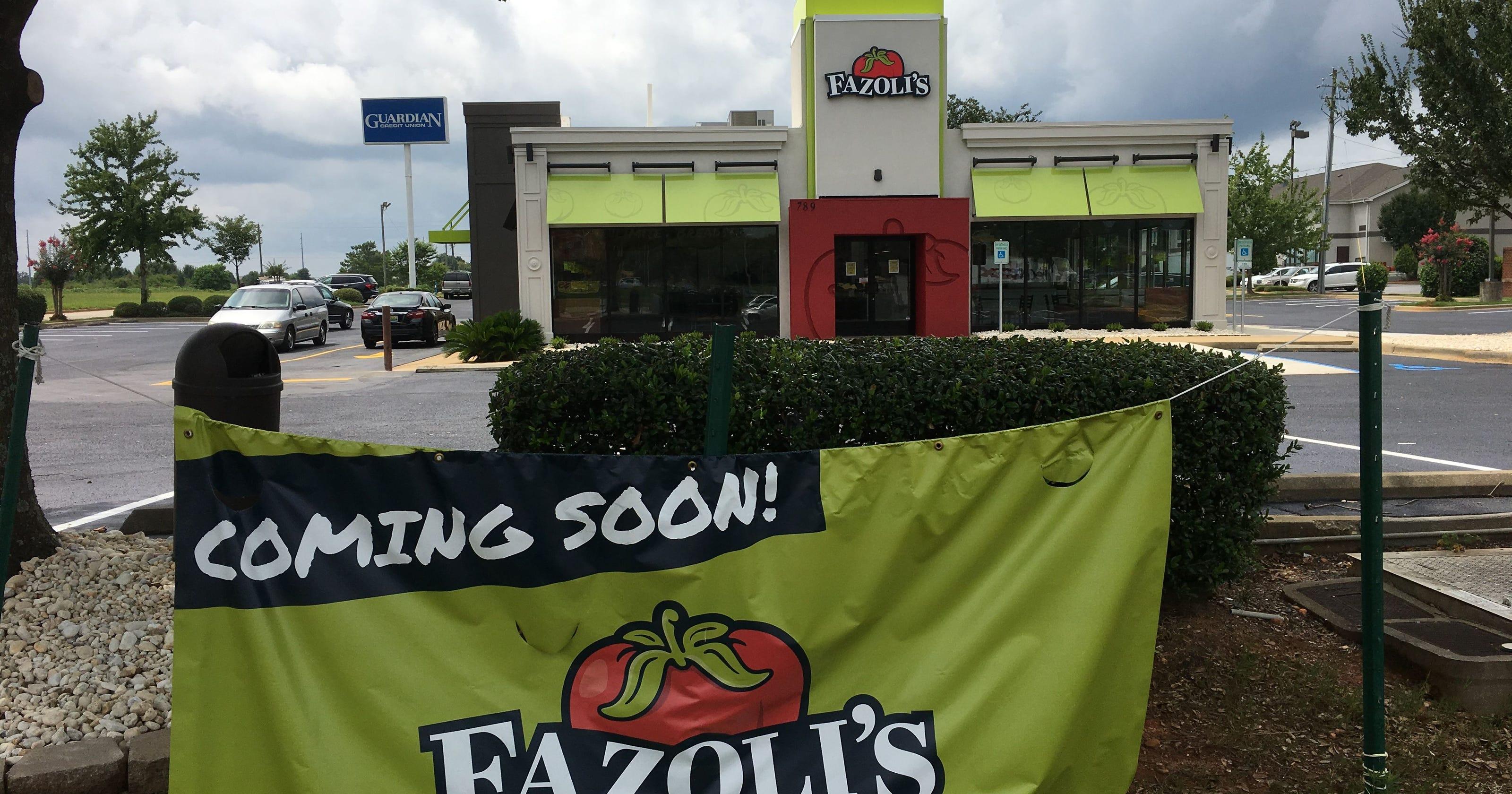 Fazoli's Logo - Fazoli's opens in Prattville