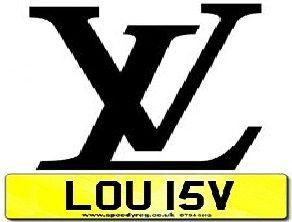 LOUIS&V Logo - Louis V number plates