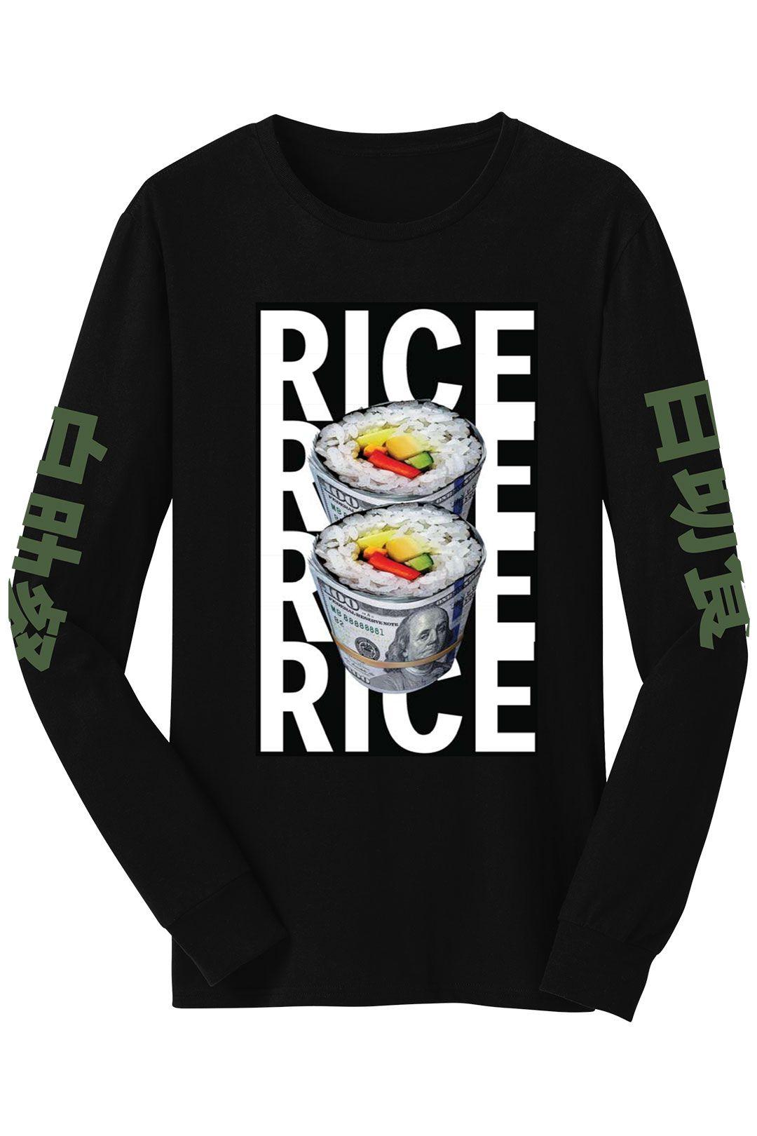 Ryce Logo - ROLLS RICE LONG SLEEVE