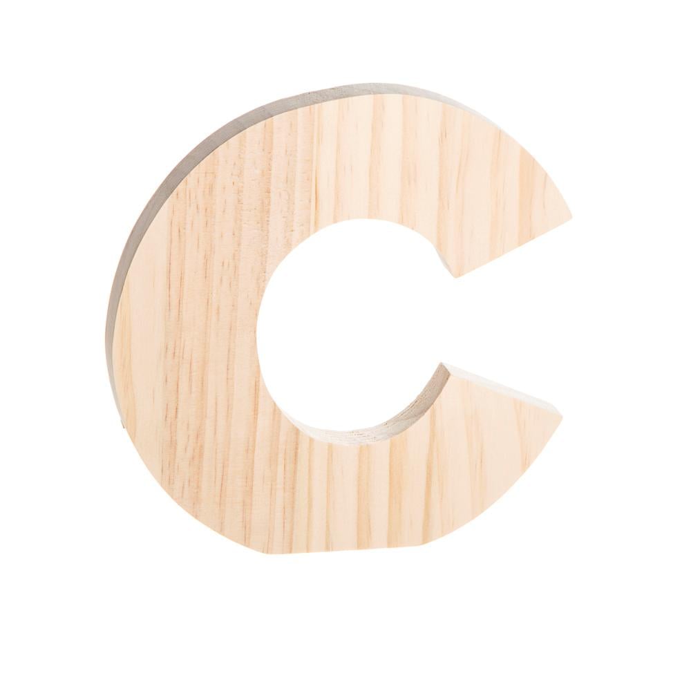 Darice Logo - Darice Alpha 8 in. Letter C in Unfinished Wood