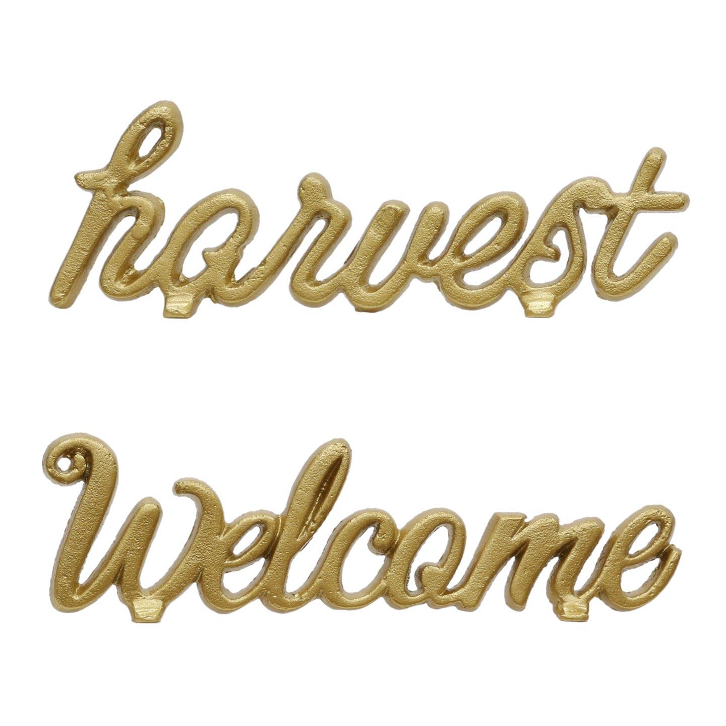Darice Logo - Darice Product Cursive Word Art: Goldtone, 2 assorted styles