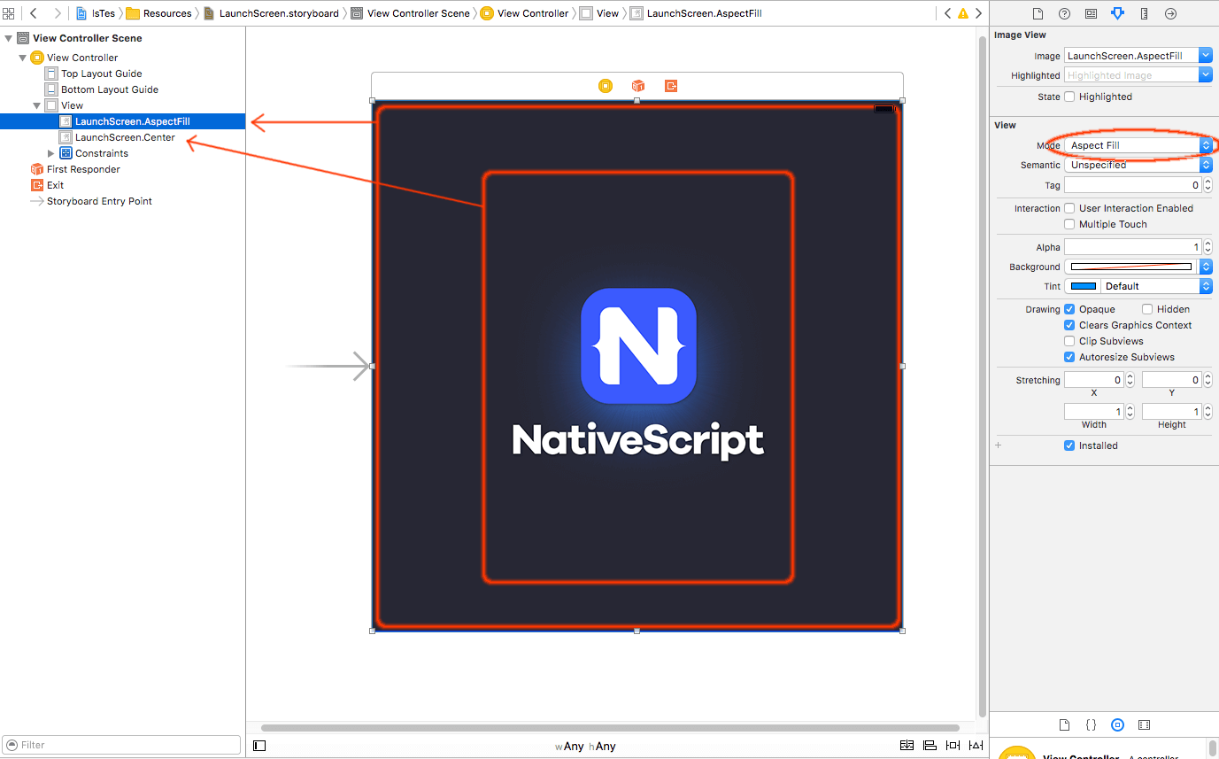 Xcode Logo - Creating Launch Screen and AppIcons for iOS - NativeScript Docs