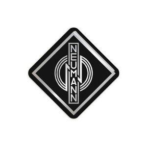 Neumann Logo - Details about Neumann 14.5mm x 14.5mm Chrome Domed Case Badge / Sticker Logo