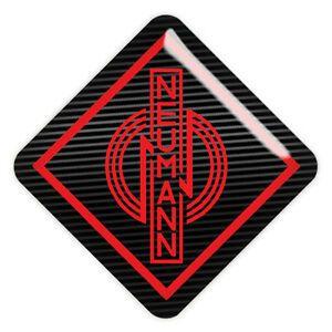 Neumann Logo - Details about Neumann Red 1x1 Chrome Domed Case Badge / Sticker Logo