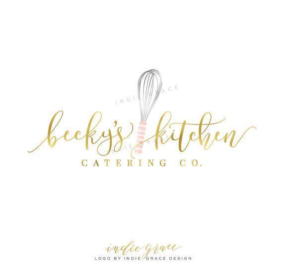 Whisk Logo - Custom Premade Whisk Logo watercolor logo by IndieGrace on Etsy ...