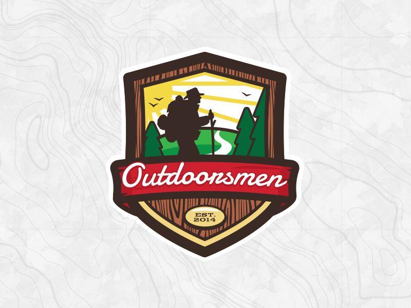 Outdoorsmen Logo - Outdoorsmen Badge Design by Luke Kenney | Dribbble | Dribbble