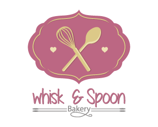 Whisk Logo - whisk & spoon Designed by jesus8714 | BrandCrowd