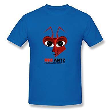 Antz Logo - WunoD Men's Red Antz Logo T Shirt Size L: Clothing