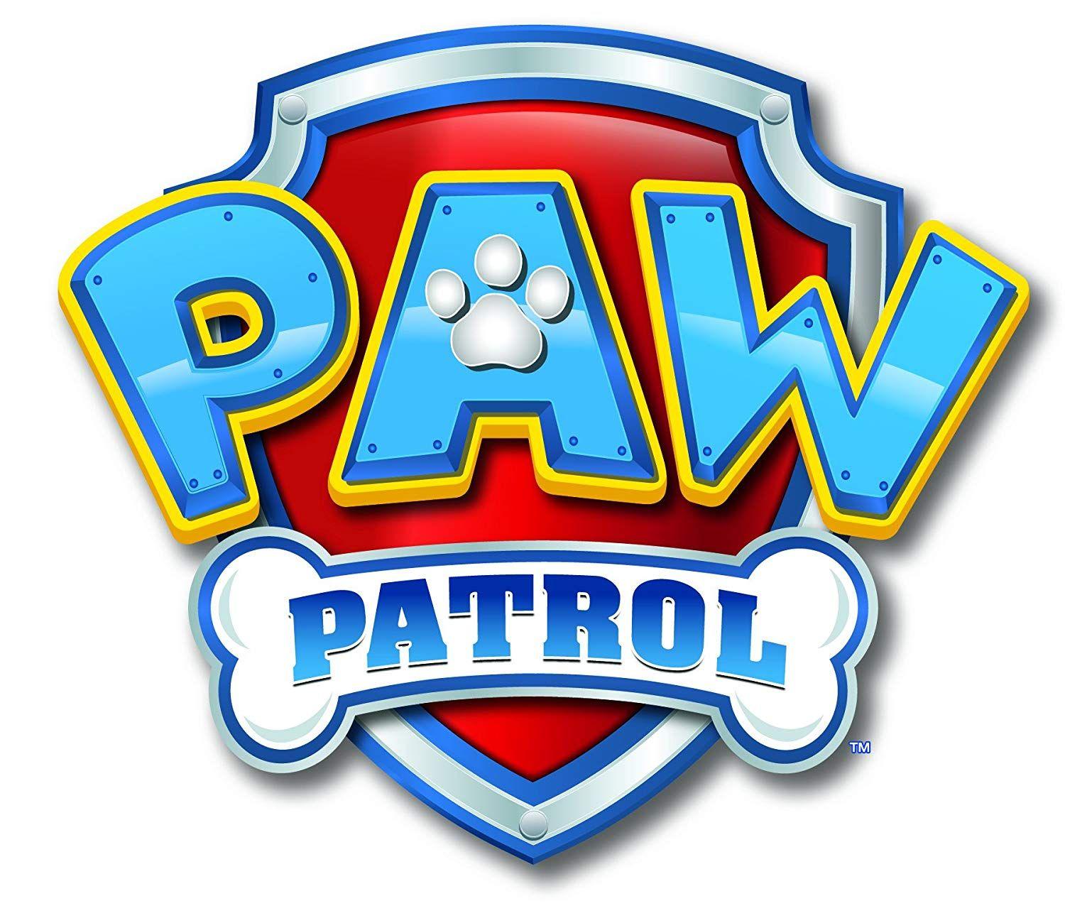Paw Logo - PAW PATROL Logo Edible Image Photo Cake Topper Sheet Birthday Party - 1/4  Sheet Topper - 14504