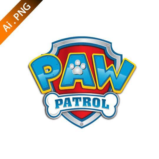 Paw Logo - Paw Patrol Logo Vector Design Template. Logo Design Service, Web Design and Graphic Design Service