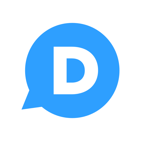 DISQUS Logo - Disqus d icon (blue).svg