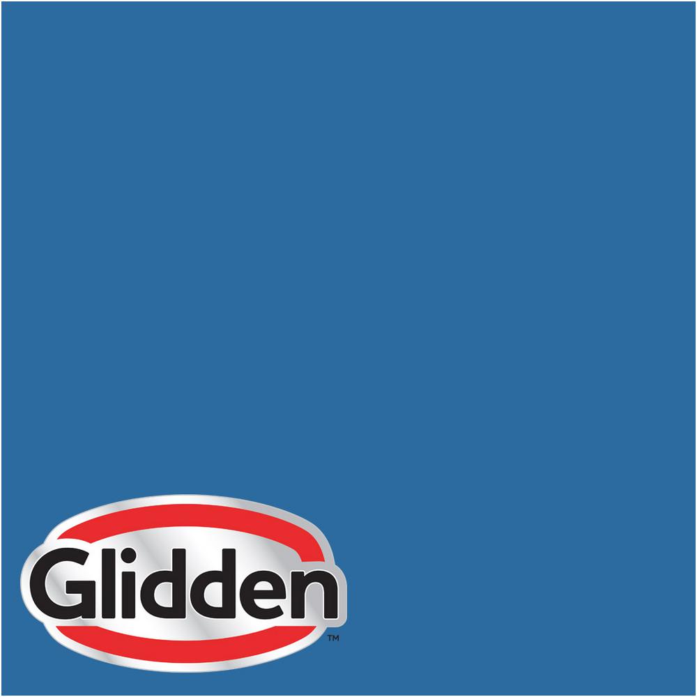 Glidden Logo - Glidden Premium 8 oz. #HDGV14D Deep Sapphire Blue Eggshell Interior Paint  Sample