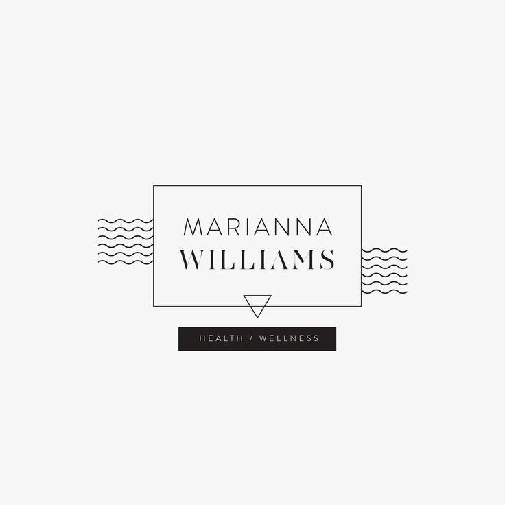 Marianna Logo - Marianna | Lettering and Typography | Geometric logo, Branding ...