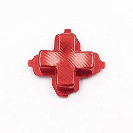D-Pad Logo - Aluminum Alloy Metal Direction Button D-Pad Dpad D pad Key Button  Replacement for Xbox one Controller-Red