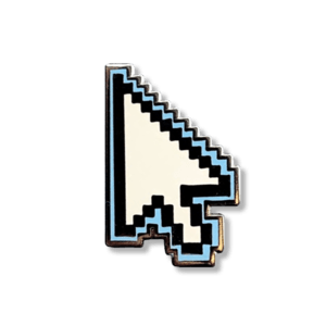 Jennxpenn Logo - Blue Cursor Pin by jennxpenn