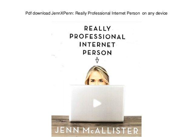 Jennxpenn Logo - Pdf download JennXPenn: Really Professional Internet Person on any d…