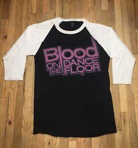 Botdf Logo - Details about Botdf Blood On The Dance Floor Logo Raglan Shirt Extra Small  XS Rare OOAK