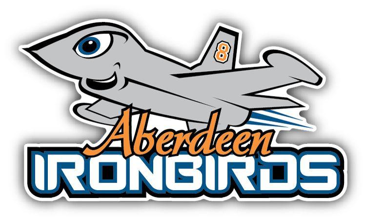 IronBirds Logo - Aberdeen Ironbirds Milb Baseball Combo Logo Car Bumper Sticker Decal 6'' X  3''