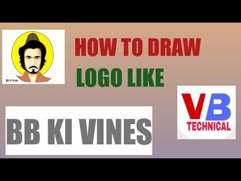 Vine-Like Logo - HOW TO DRAW LOGO LIKE BB KI VINES