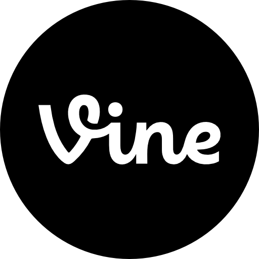 Vine-Like Logo - Vine logo icon. Social Icon Rounded Set