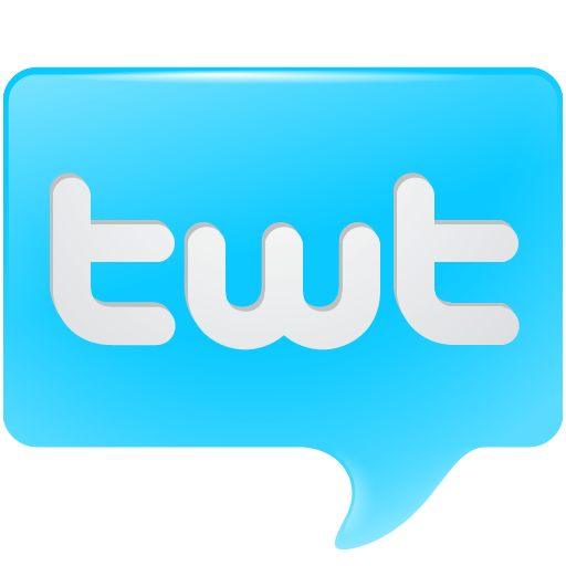 TWT Logo - Chat, Logo, Bubble, social media, Social, tweet, bird, twitter, twt icon