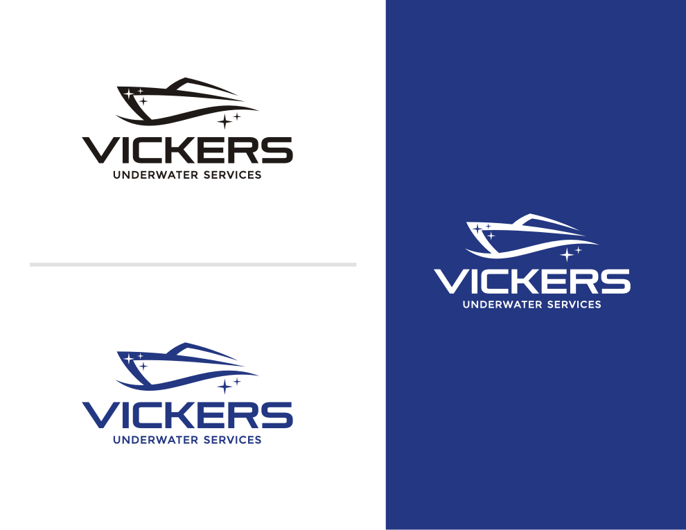 Vickers Logo - Logo and Business Card Design #74 | 'VICKERS UNDERWATER SERVICES ...