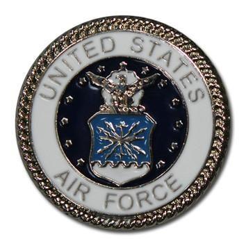 Airforce Logo - 5111 CC 1 Full Color Air Force Logo Decorative Metal Piece