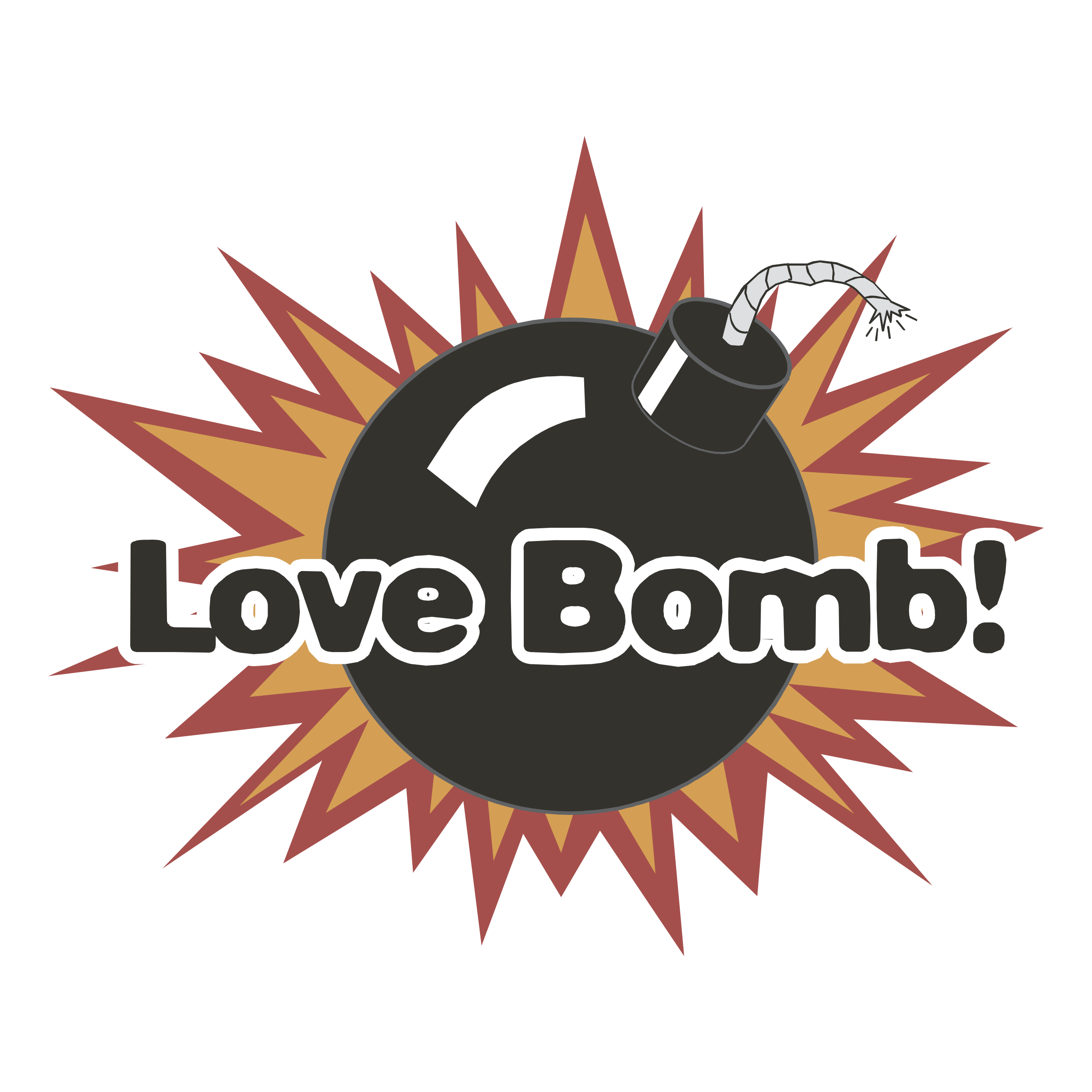Bomb Logo - Love Bomb Logo PNG Transparent & SVG Vector - Freebie Supply