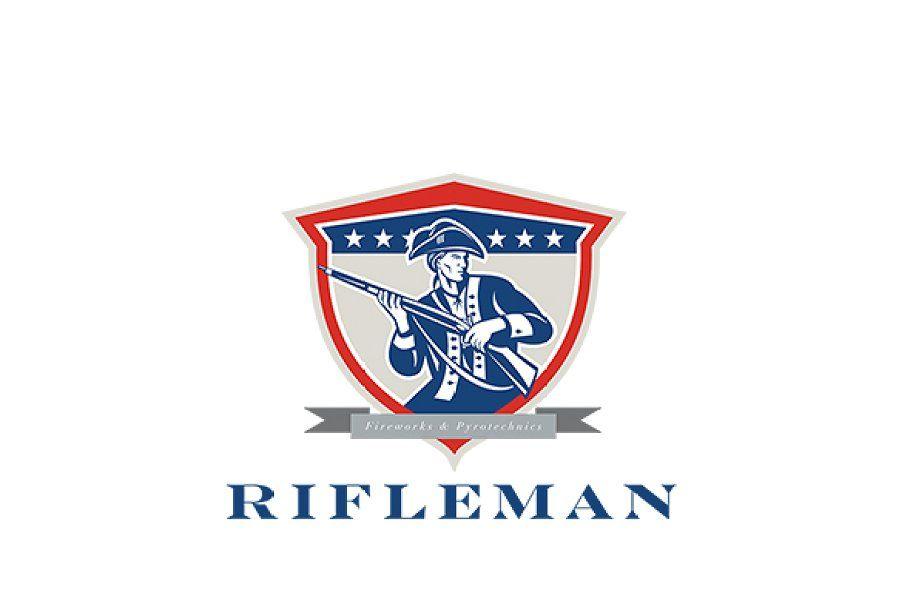 Rifleman Logo - Rifleman Fireworks and Pyrotechnics