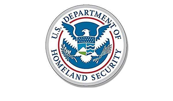 Homeland Logo - Round Dept of HOMELAND SECURITY Seal Sticker logo DHS