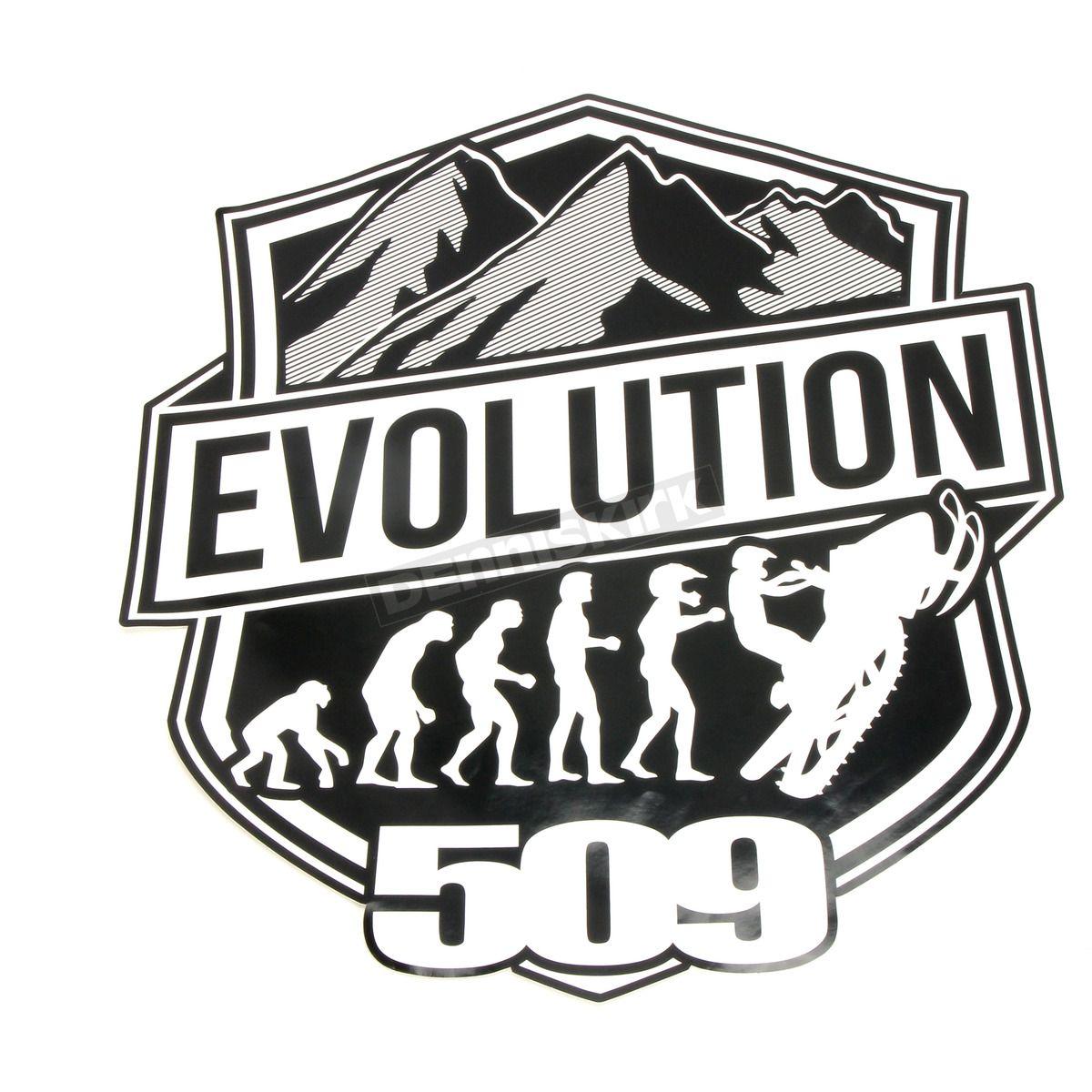 509 Logo - 18 in. Evolution Sticker - 509-STK-EV18-1