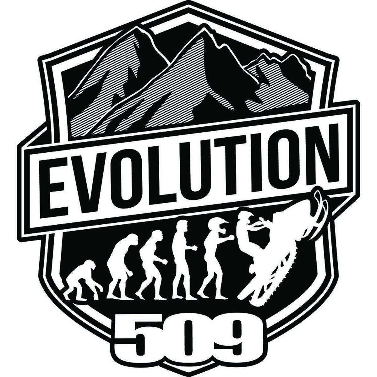 509 Logo - 509 Evolution Sticker