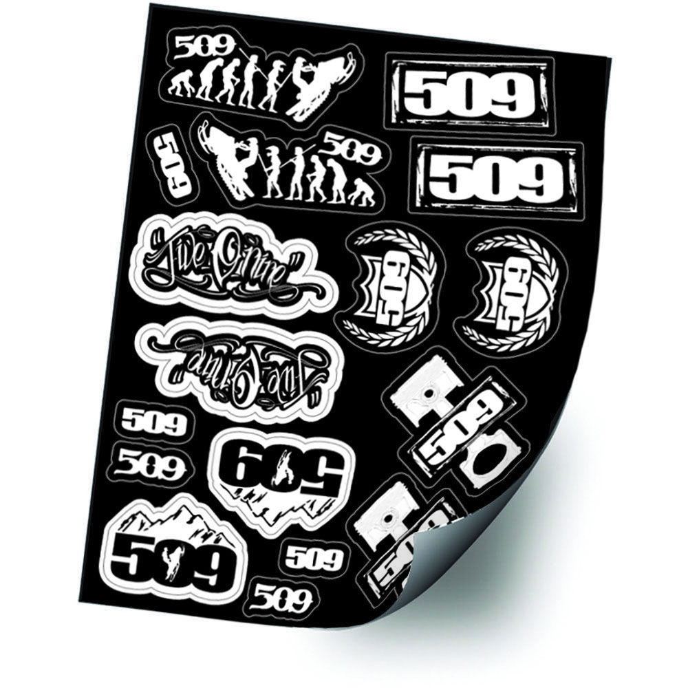 509 Logo - Snow Sticker Sheet