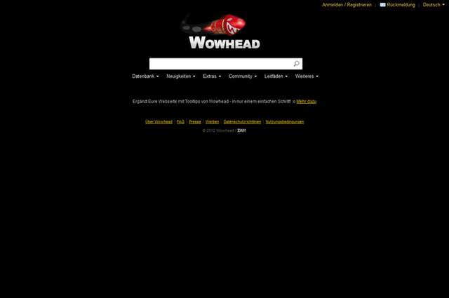 Wowhead.com Logo - Wowhead-DE – Get this Search Tool for 