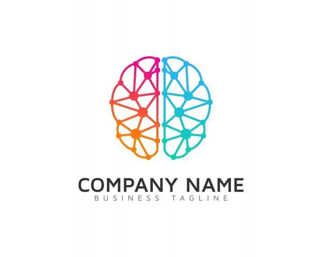 Cerebro Logo - Logo de cerebro multicolor | Descargar Vectores Premium