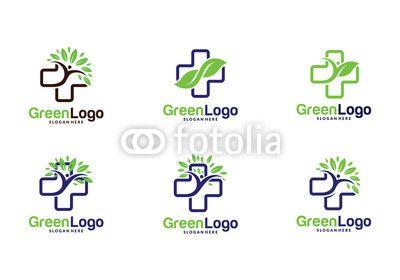 TreePeople Logo - Set of Health tree people logo and Icon Template, Green logo vector ...