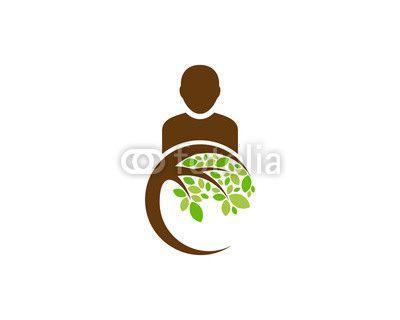 TreePeople Logo - Tree People Icon Logo Design Element | Buy Photos | AP Images ...