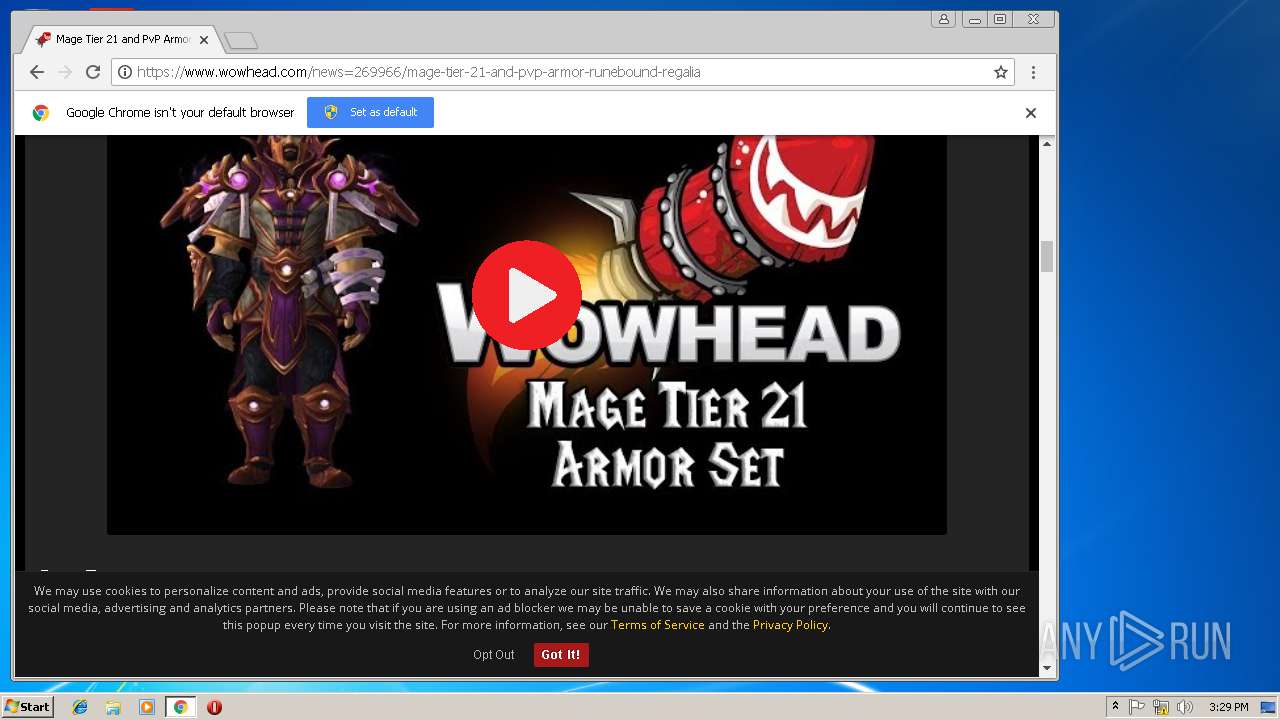 Wowhead.com Logo - News=269966 Mage Tier 21 And Pvp Armor