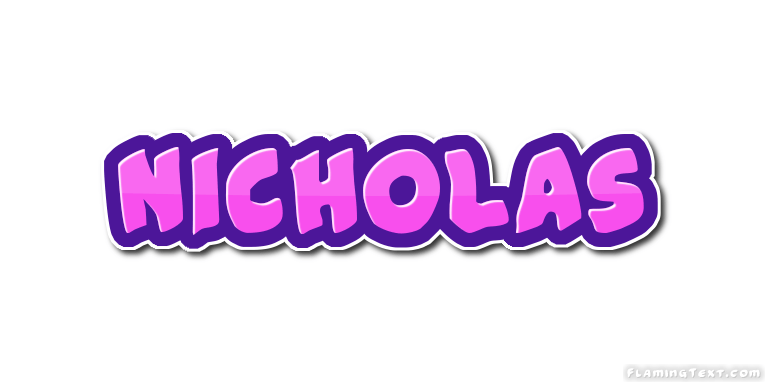Nicholas Logo - Nicholas Logo | Free Name Design Tool from Flaming Text
