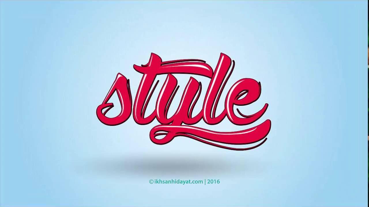 Style Logo - Typography Style Logo - illustrator tutorials