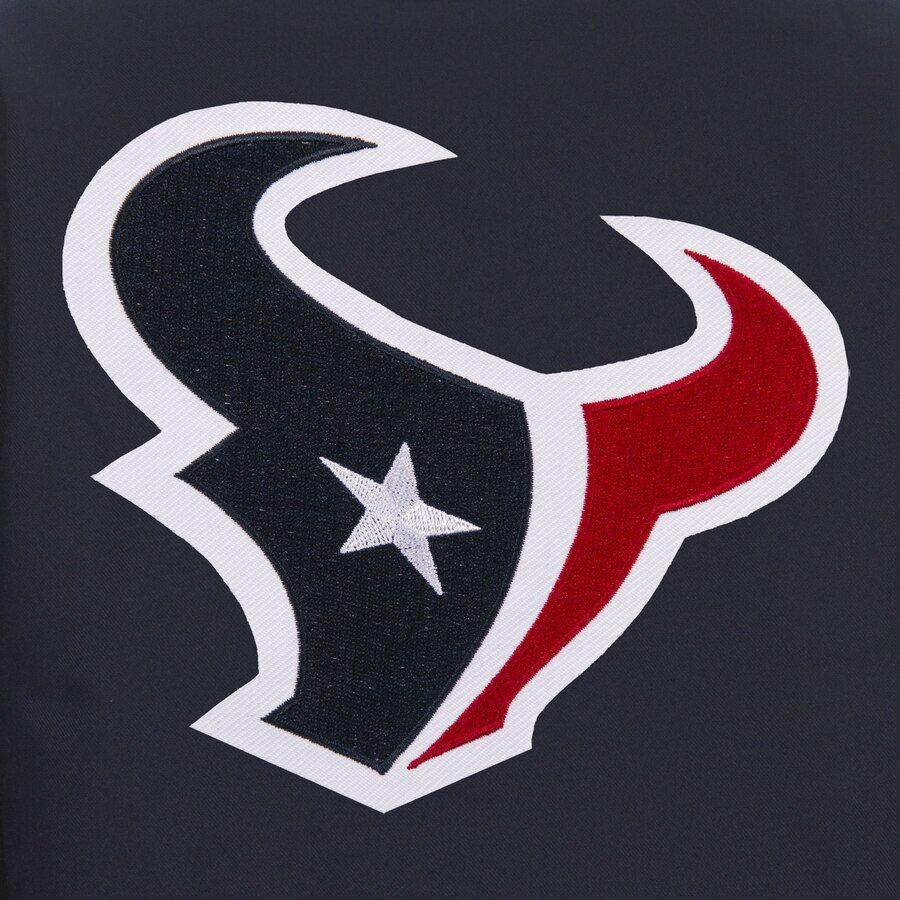 Texasn Logo - Women's JH Design Navy Houston Texans Embroidered Logo Poly Twill Jacket
