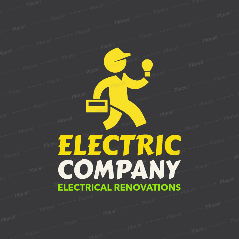 Electriacian Logo - Electrician Logo Maker a1183