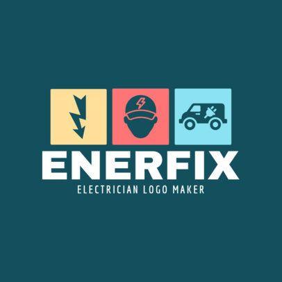 Electriacian Logo - Logo Generator for Electricians 1477e