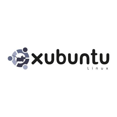 Xubuntu Logo - Xubuntu linux vector logo - Xubuntu linux logo vector free download